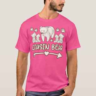 primo urso 4 camiseta de filhotes, camisa de urso