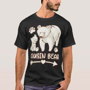 primo urso, primo urso camiseta para rapazes