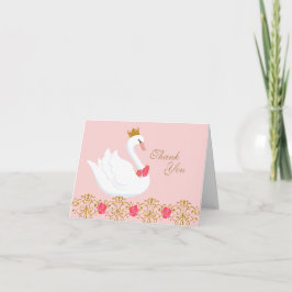 Princesa Agradecimento Você Nota da cisne