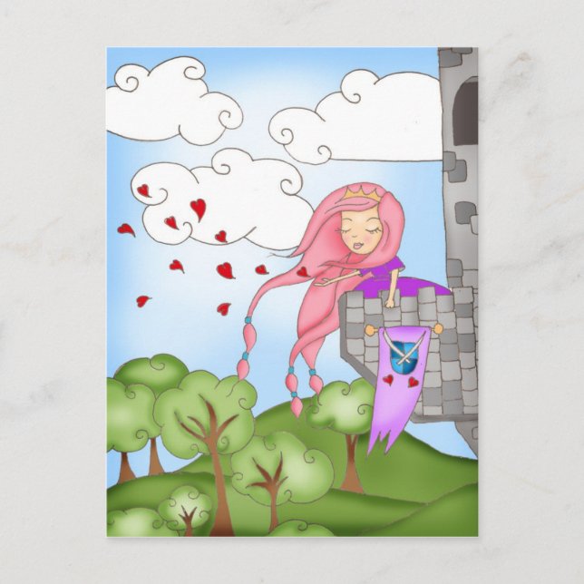 Princesa Amor - Cartões postais (Frente)