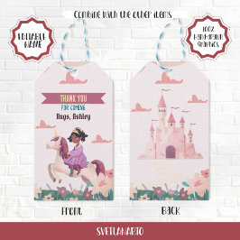 Princesa Andando Unicorn Favorece a Etiqueta de Pr