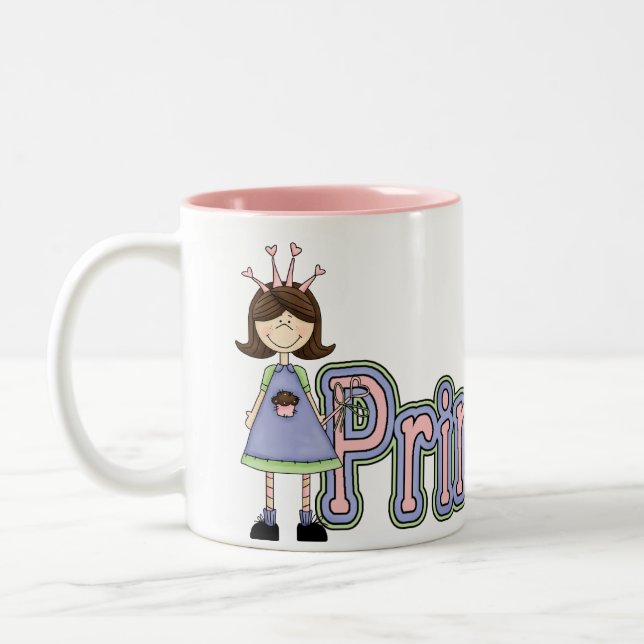Princesa Aniversário Caneca das meninas - princesa (Esquerda)