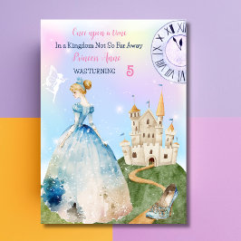 Princesa Aniversário Convite