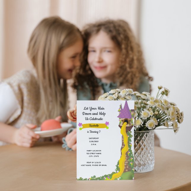 Princesa Aniversário Convite (Criador carregado)