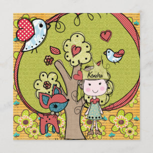 Princesa Aniversário Convite da natureza