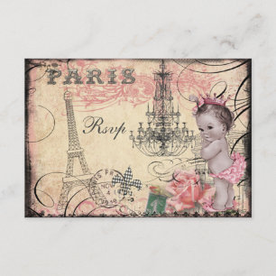 Princesa Baby Eiffel Tower & Chandelier RSVP