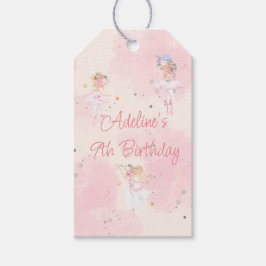 Princesa Ballerina Birthday - Etiquetas de Present
