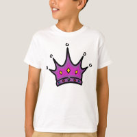 Princesa bonito Tiara T-shirt