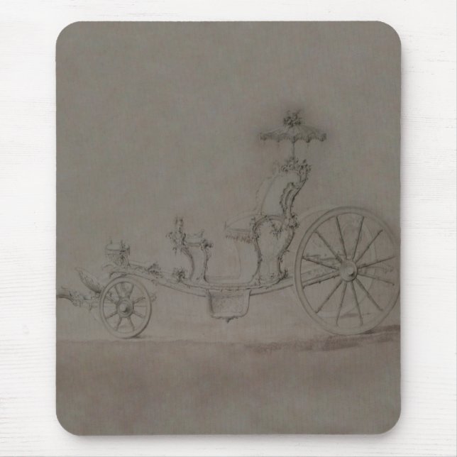 Princesa Carruagem - Mousepad (Frente)