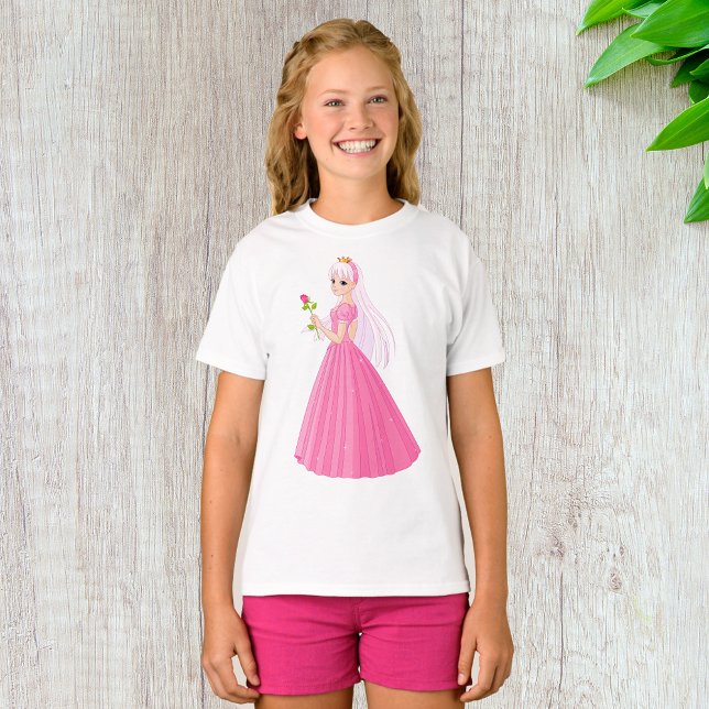 Princesa Com Um T-Shirt Rosa (Criador carregado)