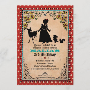 Princesa convite de festas