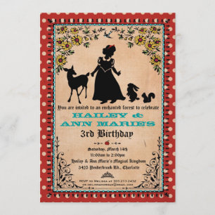 Princesa Convite de festas (para Gêmeos ou 2 Cria