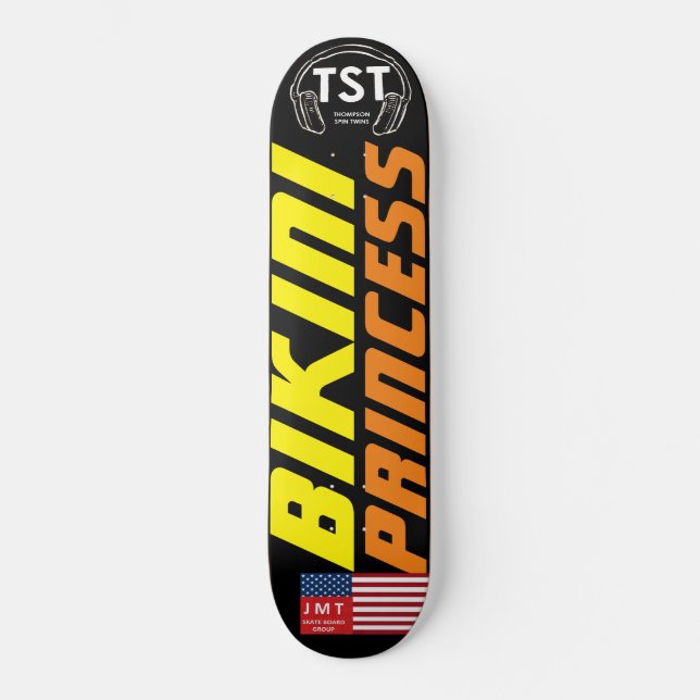 PRINCESA DE BIKINI OFICIAL Skateboard (Frente)