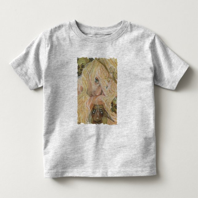 Princesa e Crianças Goblin T-Shirt (Frente)