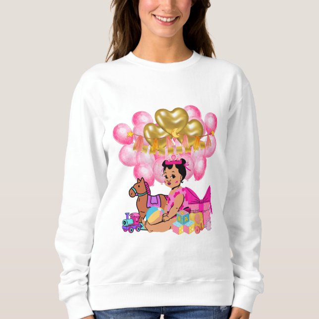 Princesa em T-Shirt Rosa (Frente)
