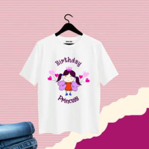 Princesa engraçada com balões, bebê T-Shirt
