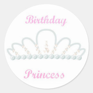 Princesa Etiqueta do aniversário