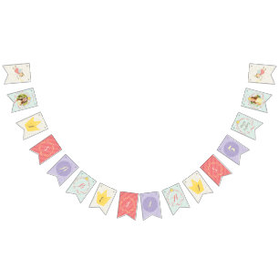 Princesa feericamente Menina Nome & bandeira da