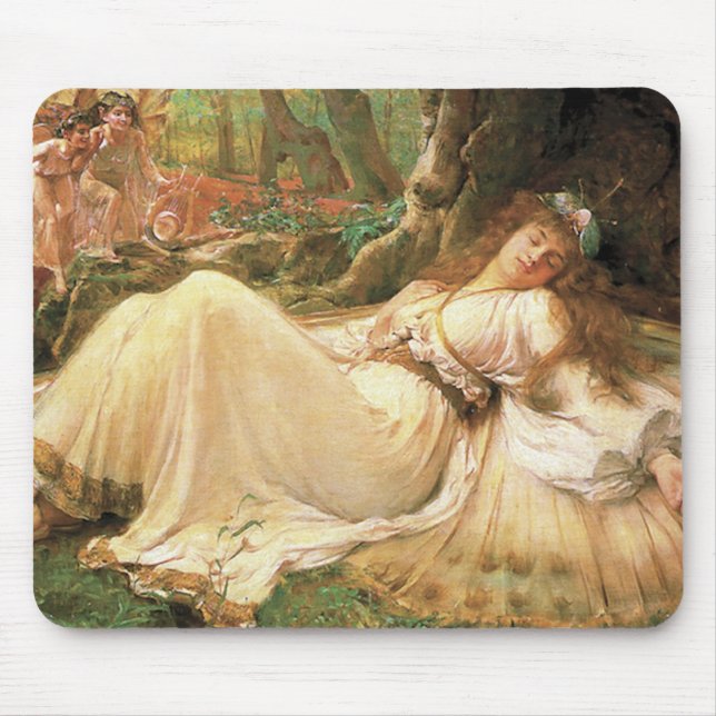 Princesa feericamente Mousepad do vintage (Frente)