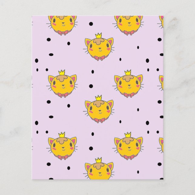 Princesa gatinha em roxo (Frente)