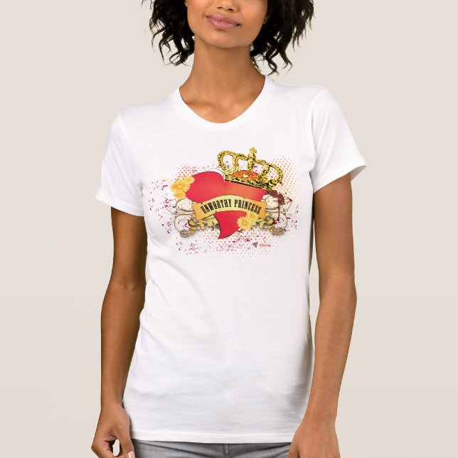 Princesa indigna T-shirt das senhoras (Frente)
