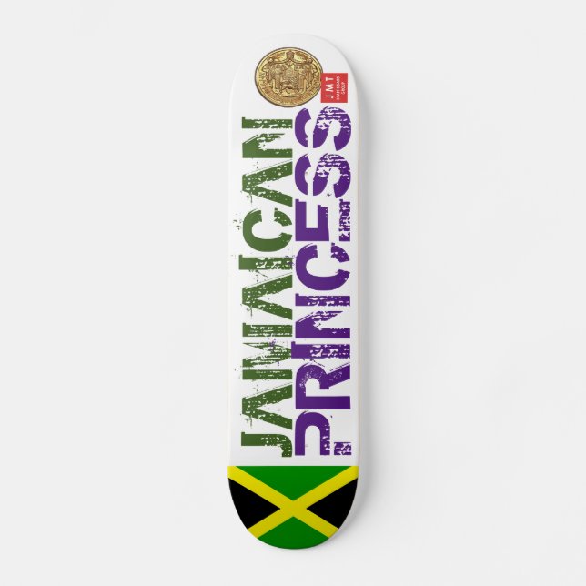 PRINCESA JAMAICANA Skateboard (Frente)