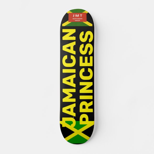 PRINCESA JAMAICANA Skateboard (Frente)