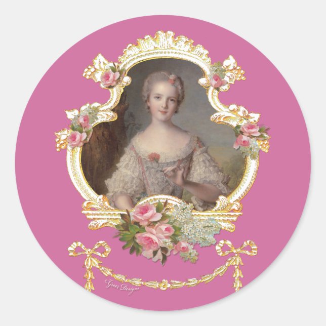 Princesa Louise Marie dos Adesivos da França (Frente)