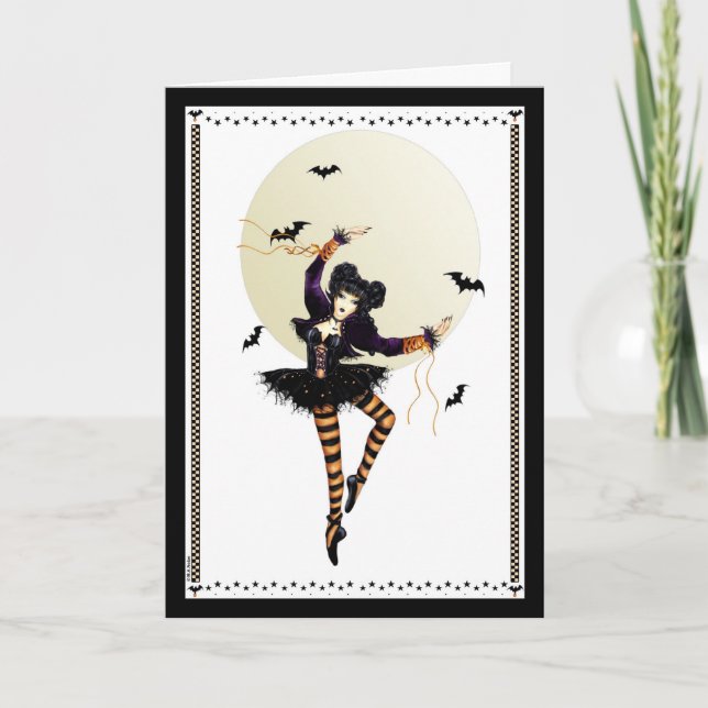 Princesa o Dia das Bruxas Cartão da abóbora (Frente)