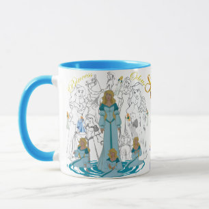 Princesa ODETTE Esboço Caneca com Rim&Handle