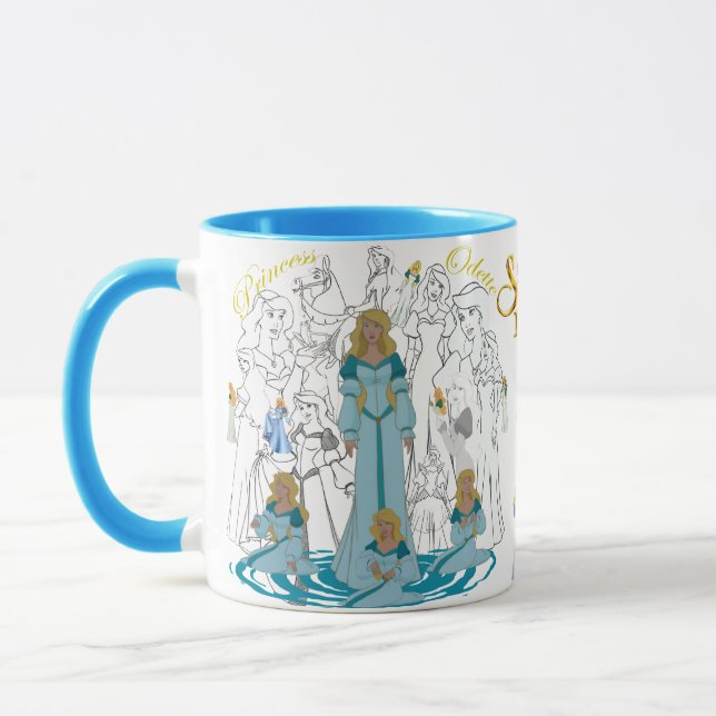 Princesa ODETTE Esboço Caneca com Rim&Handle (Esquerda)