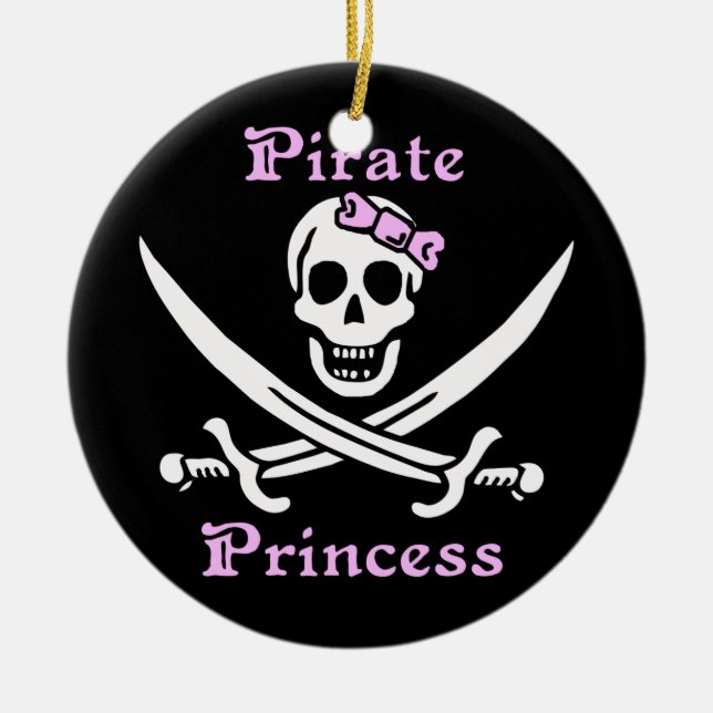 Princesa Ornamento do pirata (Frente)