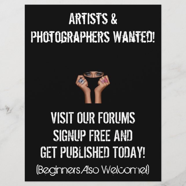 Princesa Panfleto do Marketing de Retratos (Frente)