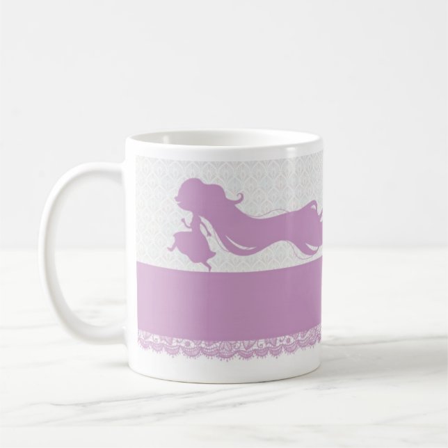 Princesa Rapunzel Caneca (Esquerda)