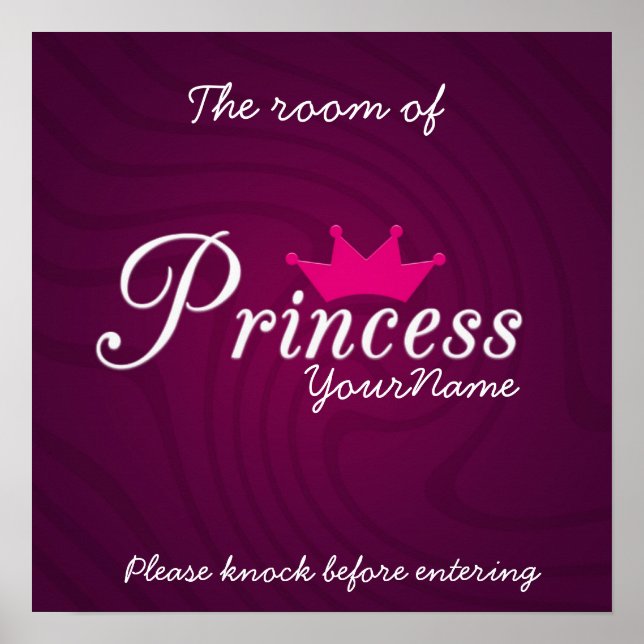 Princesa Room Poster (Frente)