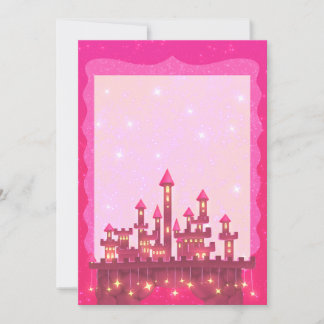 Princesa Rosa - Castelo de Convite de festas