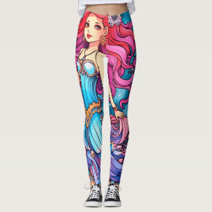 Princesa Sereia Steampunk em Legging Justa Persona