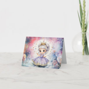 Princesa Sonha Cartão de Aniversário