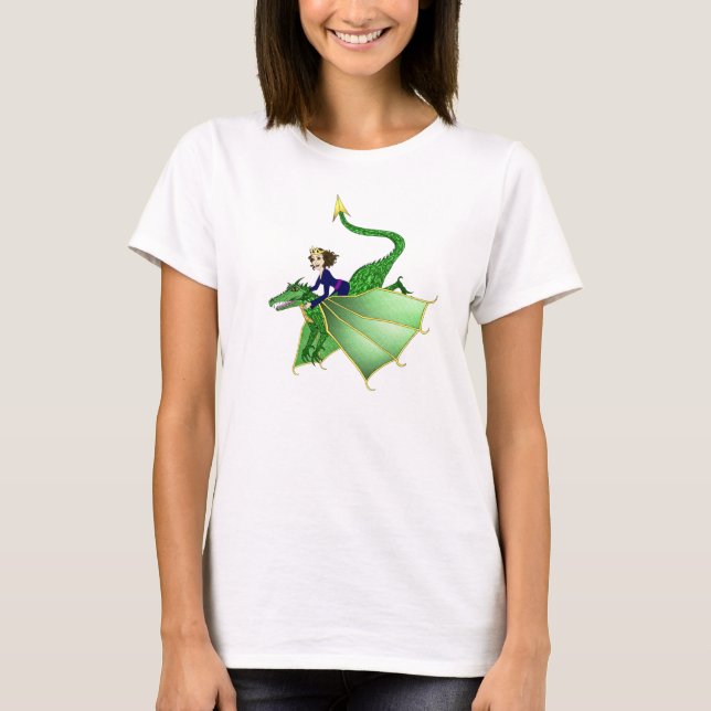 Princesa T-shirt do dragão, mulheres (Frente)