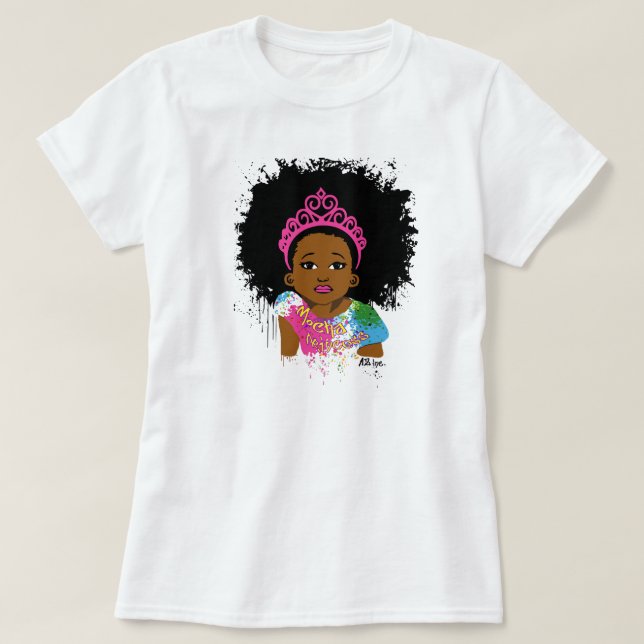 Princesa T-shirt do Mocha (Frente do Design)