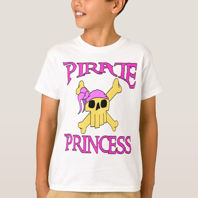 PRINCESA t-shirt do PIRATA (Frente)