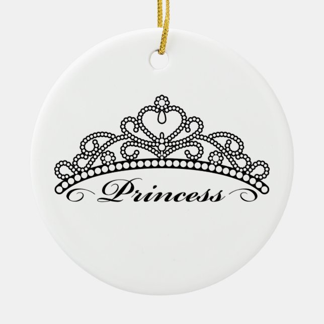 Princesa Tiara Ornamento (Frente)