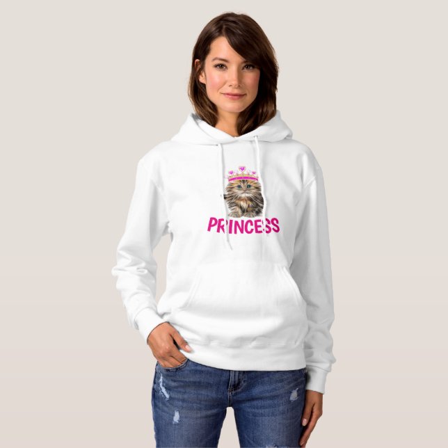 PRINCESS Cat T-Shirts e capuzes (Frente Completa)