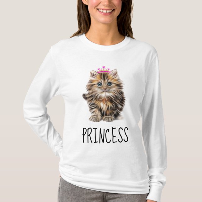 PRINCESS Damas CAT T-Shirts (Frente)