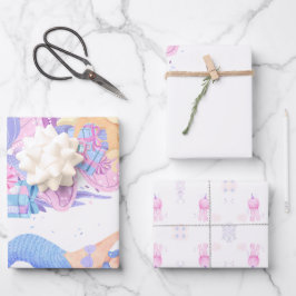 Princess & Mermaid Birthday Invitation Card