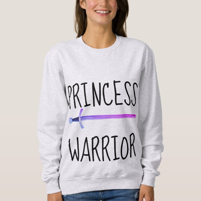 PRINCESS WARRIOR Damas T-Shirts (Frente)