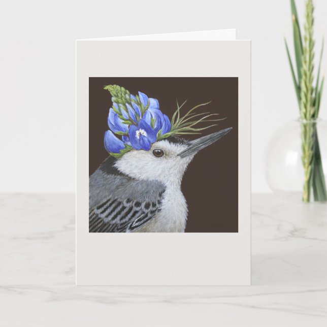 Príncipe, o cartão nuthatch (Frente)