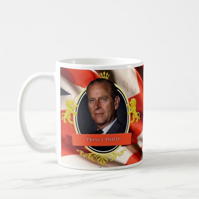 Príncipe Philip Histórico Caneca (Esquerda)