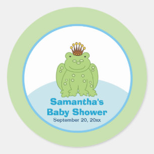 Príncipe Redondo Costume Favor Etiqueta do sapo