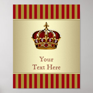 Príncipe vermelho e Dourado Poster